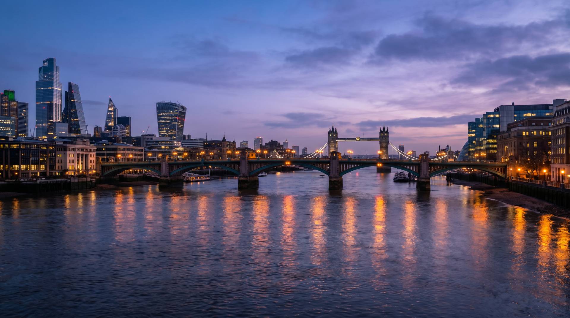 Thames at twilight